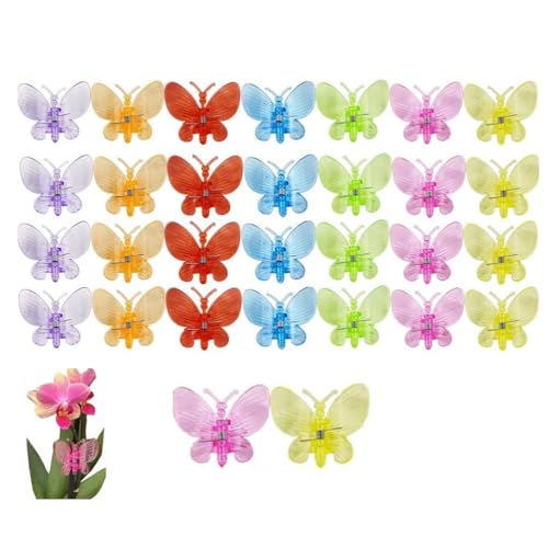 HASTHIP® 30PCS Orchid Clips Butterfly Plant Clips HASTHIP® 30PCS Orchid Clips Butterfly Plant Clips